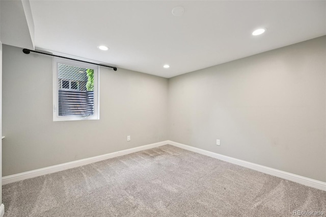 4560 S Fox St, Englewood, CO 80110 - carpeted empty room with recessed lighting