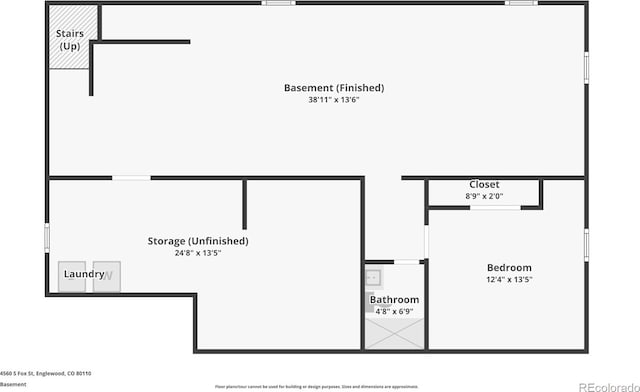 4560 S Fox St, Englewood, CO 80110 - view of property floor plan