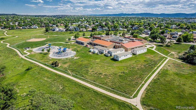 551 Snowy Owl Pl, Highlands Ranch, CO 80126 - drone / aerial view of mountains