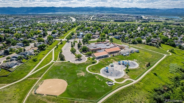 551 Snowy Owl Pl, Highlands Ranch, CO 80126 - drone / aerial view of a mountainous background