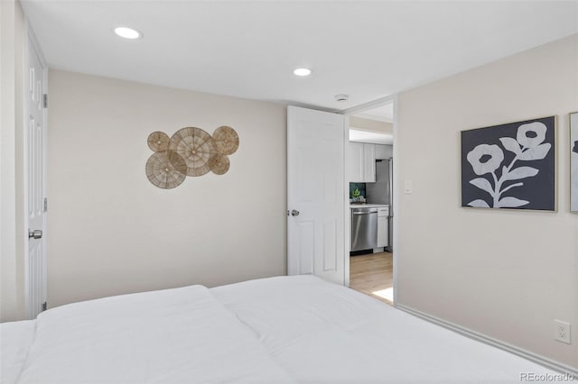 1130 Orchard St, Golden, CO 80401 - bedroom featuring recessed lighting and light wood-style flooring