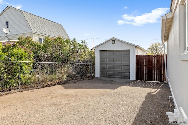 1130 Orchard St, Golden, CO 80401 - detached garage featuring fence and driveway