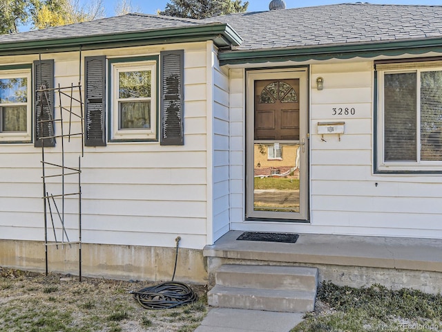 view of property entrance