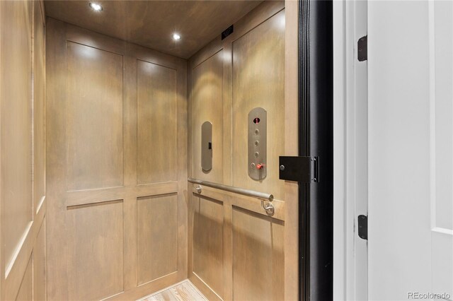 10113 Bellwether Ln, Lone Tree, CO 80124 - room details with recessed lighting and elevator