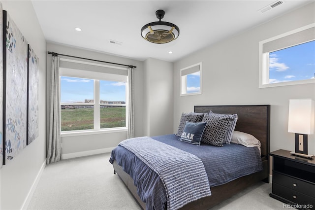 10113 Bellwether Ln, Lone Tree, CO 80124 - bedroom featuring visible vents, carpet flooring, baseboards, and recessed lighting