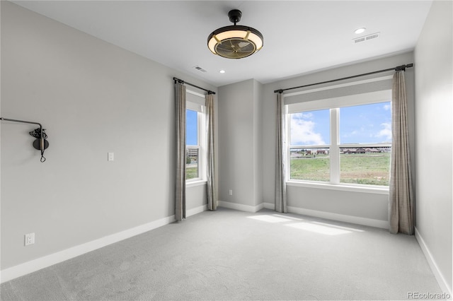 10113 Bellwether Ln, Lone Tree, CO 80124 - carpeted spare room with visible vents, recessed lighting, and baseboards
