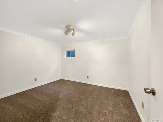 12375 Ivy Pl, Brighton, CO 80602 - unfurnished room with dark colored carpet and crown molding