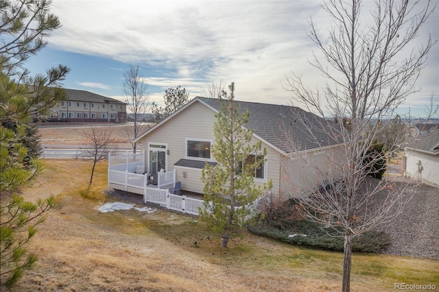 view of rear view of house