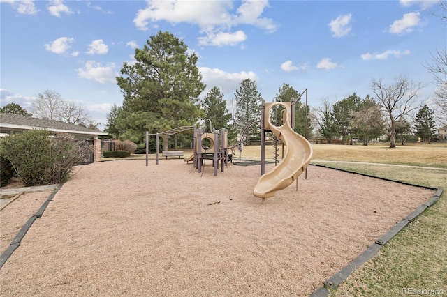 view of community playground
