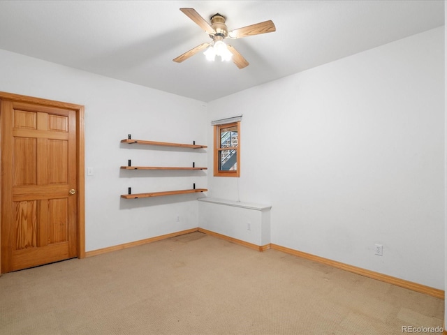 28465 Cragmont Dr, Evergreen, CO 80439 - unfurnished room featuring light carpet and a ceiling fan