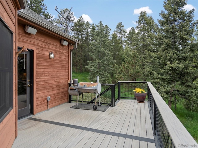 28465 Cragmont Dr, Evergreen, CO 80439 - deck with grilling area