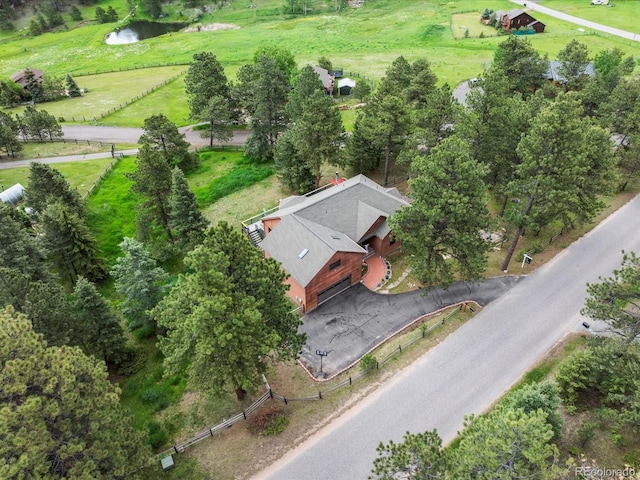 28465 Cragmont Dr, Evergreen, CO 80439 - aerial view of property's location with a large body of water