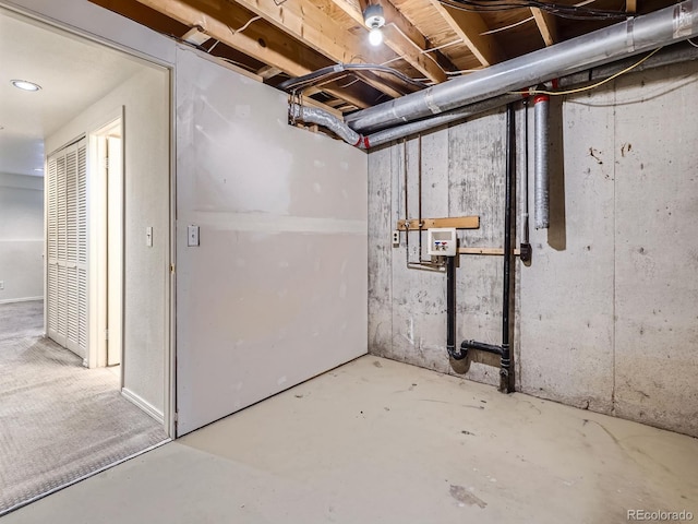 17681 E Loyola Dr Unit E, Aurora, CO 80013 - view of unfinished basement