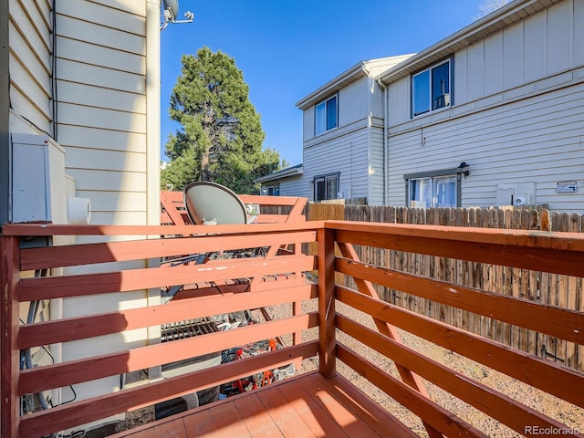 17681 E Loyola Dr Unit E, Aurora, CO 80013 - view of wooden deck