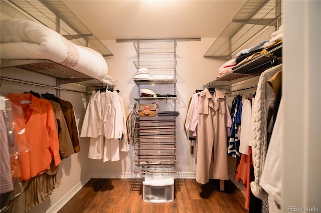 5732 S Addison Way # E, Aurora, CO 80016 - spacious closet featuring wood finished floors