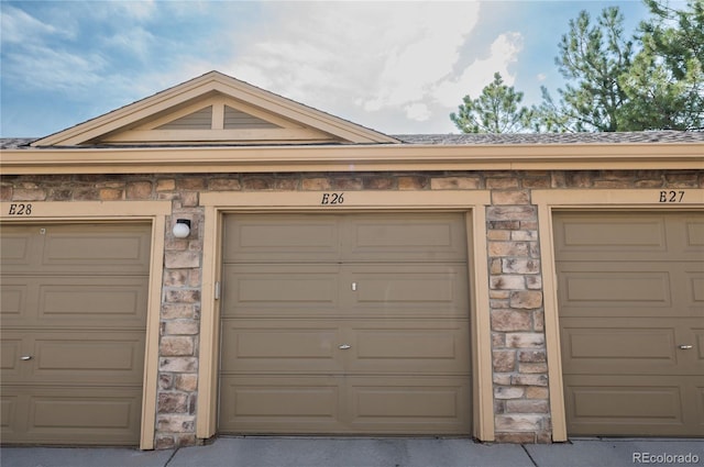 5732 S Addison Way # E, Aurora, CO 80016 - view of garage