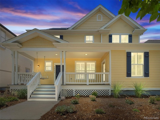 2821 Fulton St, Denver, CO 80238 - view of front facade with covered porch
