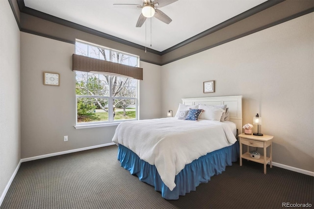 5810 Moss Ct, Golden, CO 80403 - bedroom featuring carpet and a ceiling fan