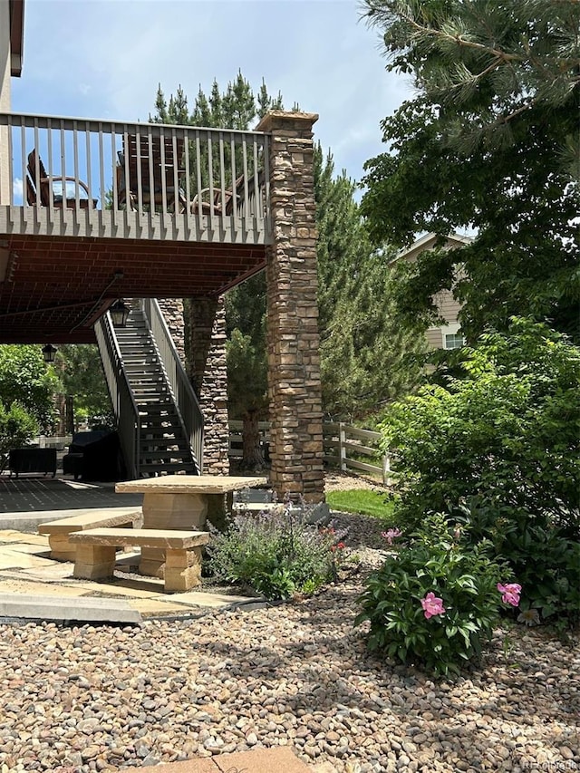 5810 Moss Ct, Golden, CO 80403 - exterior view of stairway