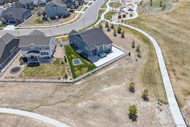 birds eye view of property featuring a residential view
