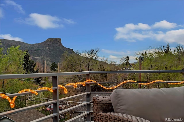 613 Iowa St, Golden, CO 80403 - balcony with a mountain view