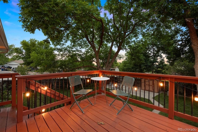 13693 W Utah Cir, Lakewood, CO 80228 - view of wooden deck