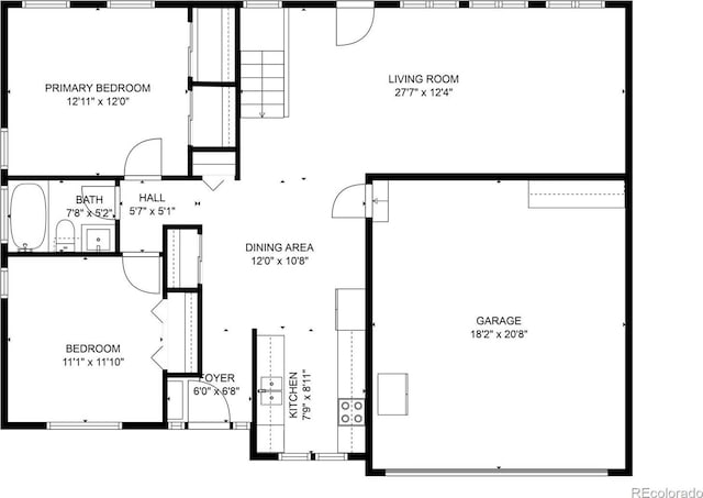 13693 W Utah Cir, Lakewood, CO 80228 - view of property floor plan