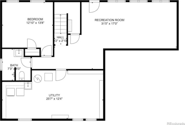 13693 W Utah Cir, Lakewood, CO 80228 - view of floor plan / room layout