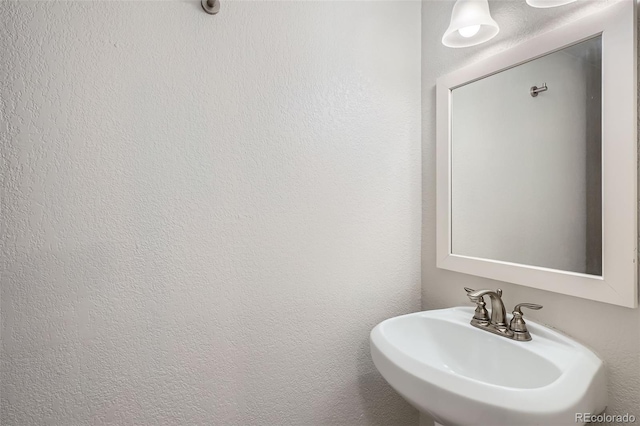 bathroom with a sink
