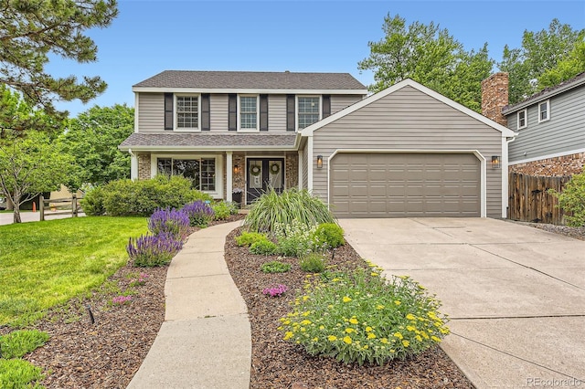 7708 S Krameria Ct, Centennial, CO 80112 - traditional home with driveway, a garage, roof with shingles, and brick siding