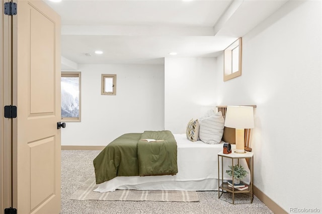 11710 Spruce Canyon Cir, Golden, CO 80403 - carpeted bedroom featuring baseboards and recessed lighting