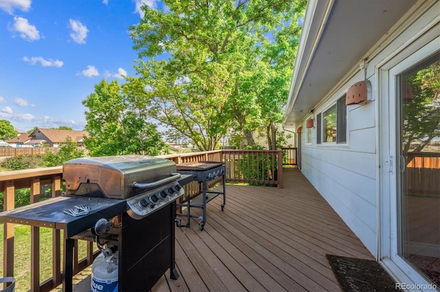 848 S 13th Ave, Brighton, CO 80601 - wooden deck with area for grilling