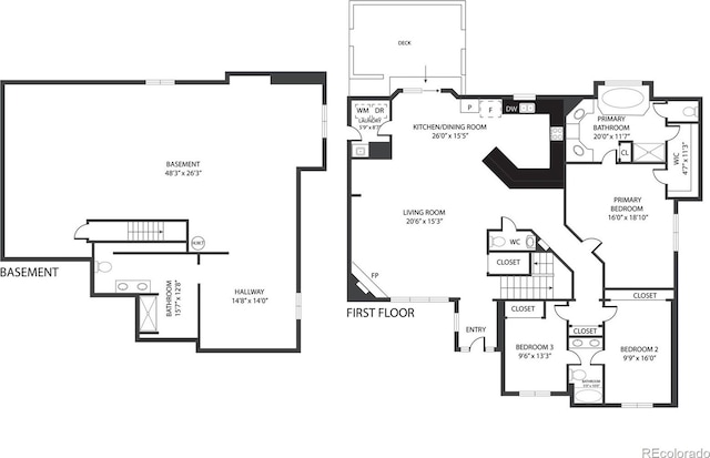 51 W 6th Pl, Byers, CO 80103 - view of floor plan / room layout