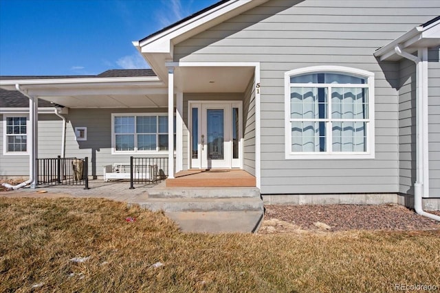 51 W 6th Pl, Byers, CO 80103 - entrance to property with a lawn and covered porch