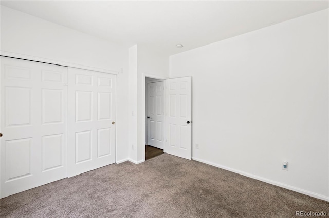 4807 S Killarney Ct, Aurora, CO 80015 - unfurnished bedroom with carpet floors and a closet