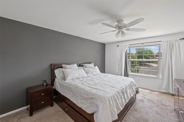4807 S Killarney Ct, Aurora, CO 80015 - bedroom with light carpet and ceiling fan