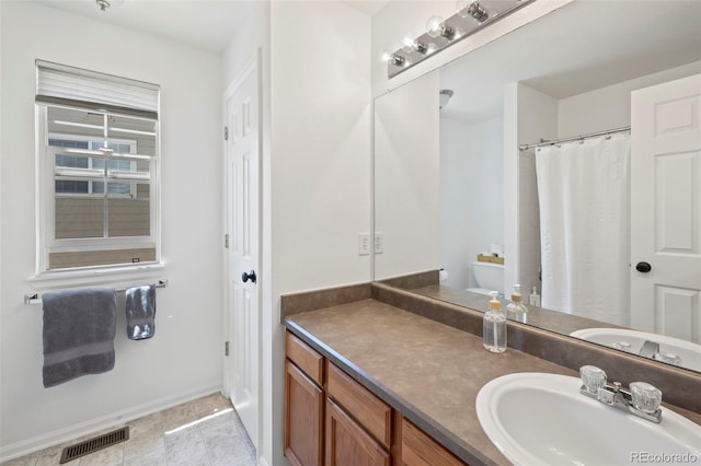 4807 S Killarney Ct, Aurora, CO 80015 - bathroom with vanity and a shower with shower curtain