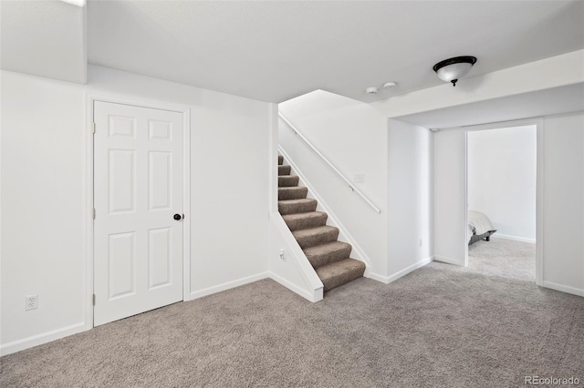 4807 S Killarney Ct, Aurora, CO 80015 - finished below grade area with carpet and stairs