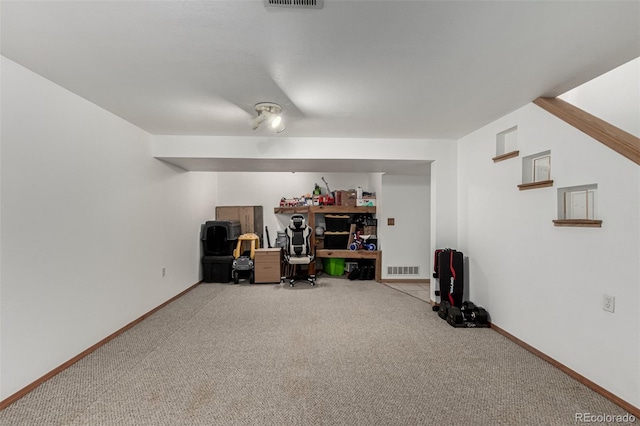 interior space with carpet