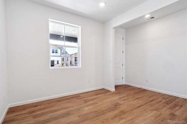 8339 Snake River St, Littleton, CO 80125 - empty room with light wood-style floors and recessed lighting