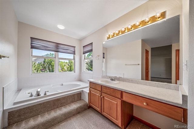 5416 S Hannibal Ct, Centennial, CO 80015 - full bathroom with vanity and a bath