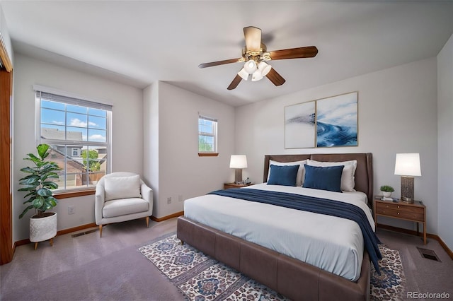 5416 S Hannibal Ct, Centennial, CO 80015 - bedroom with carpet flooring and ceiling fan