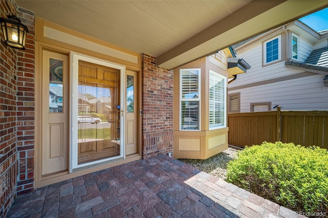 5416 S Hannibal Ct, Centennial, CO 80015 - view of exterior entry featuring brick siding