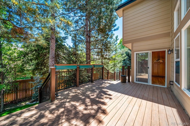 5416 S Hannibal Ct, Centennial, CO 80015 - view of wooden deck