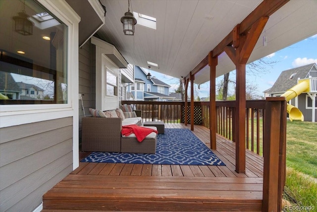 5310 S Flanders Way, Centennial, CO 80015 - view of wooden deck