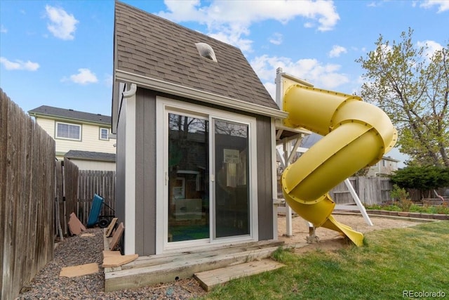 5310 S Flanders Way, Centennial, CO 80015 - exterior space featuring a fenced backyard and a yard