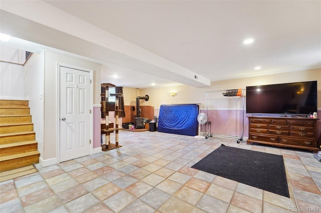 5142 Buffalo Rd, Erie, CO 80516 - exercise room featuring recessed lighting