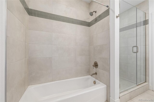 2824 W Parkside Pl, Denver, CO 80221 - bathroom with a bath and a tile shower