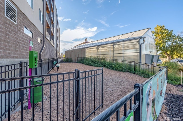 2824 W Parkside Pl, Denver, CO 80221 - view of yard featuring fence and an exterior structure