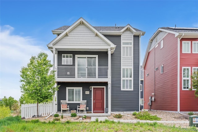 18645 E 54th Pl, Denver, CO 80249 - view of front of home with a balcony